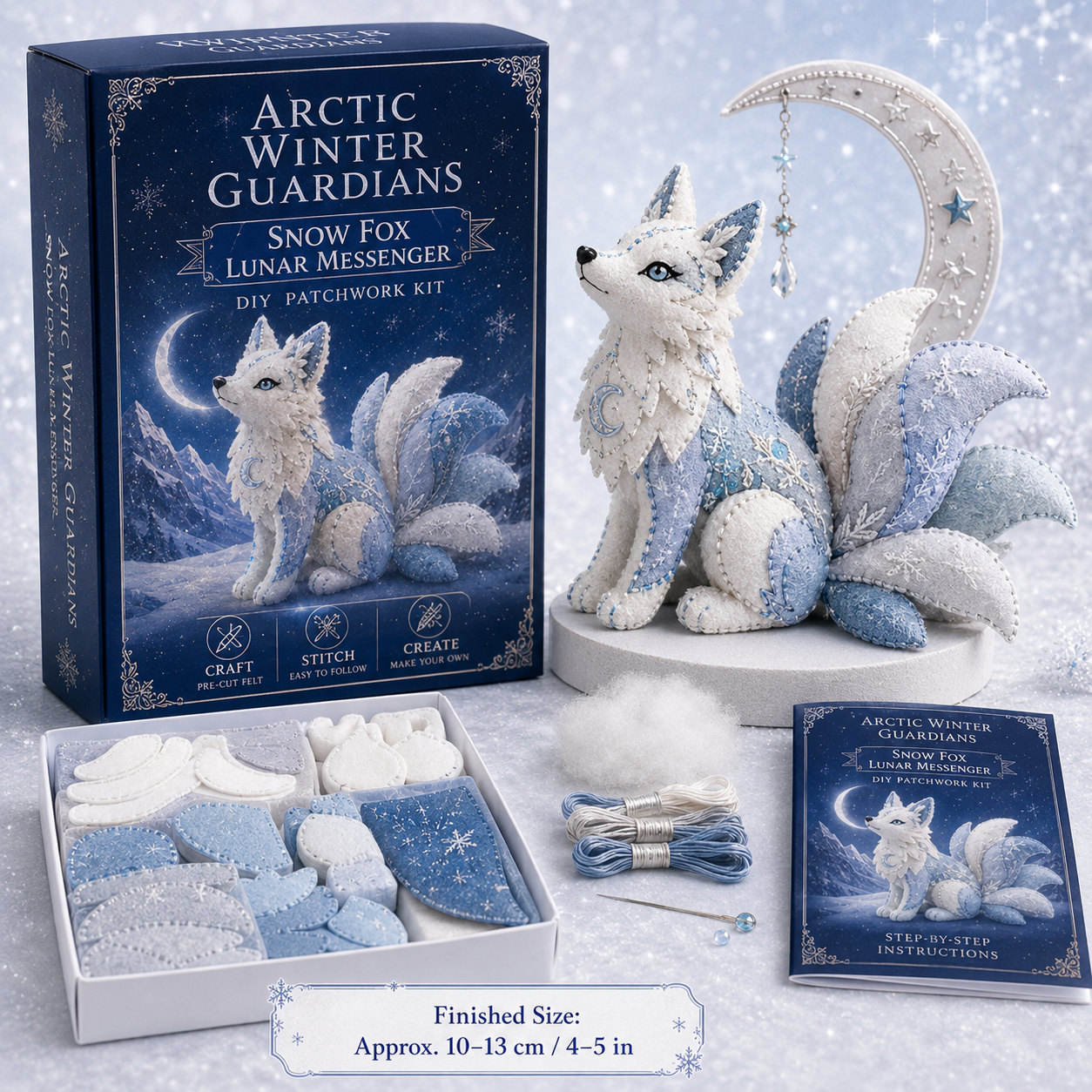❄️🧵Arctic Winter Guardians DIY Patchwork Kit