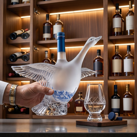 Grey Goose 30th Anniversary 3D Sculpted Vodka Bottle