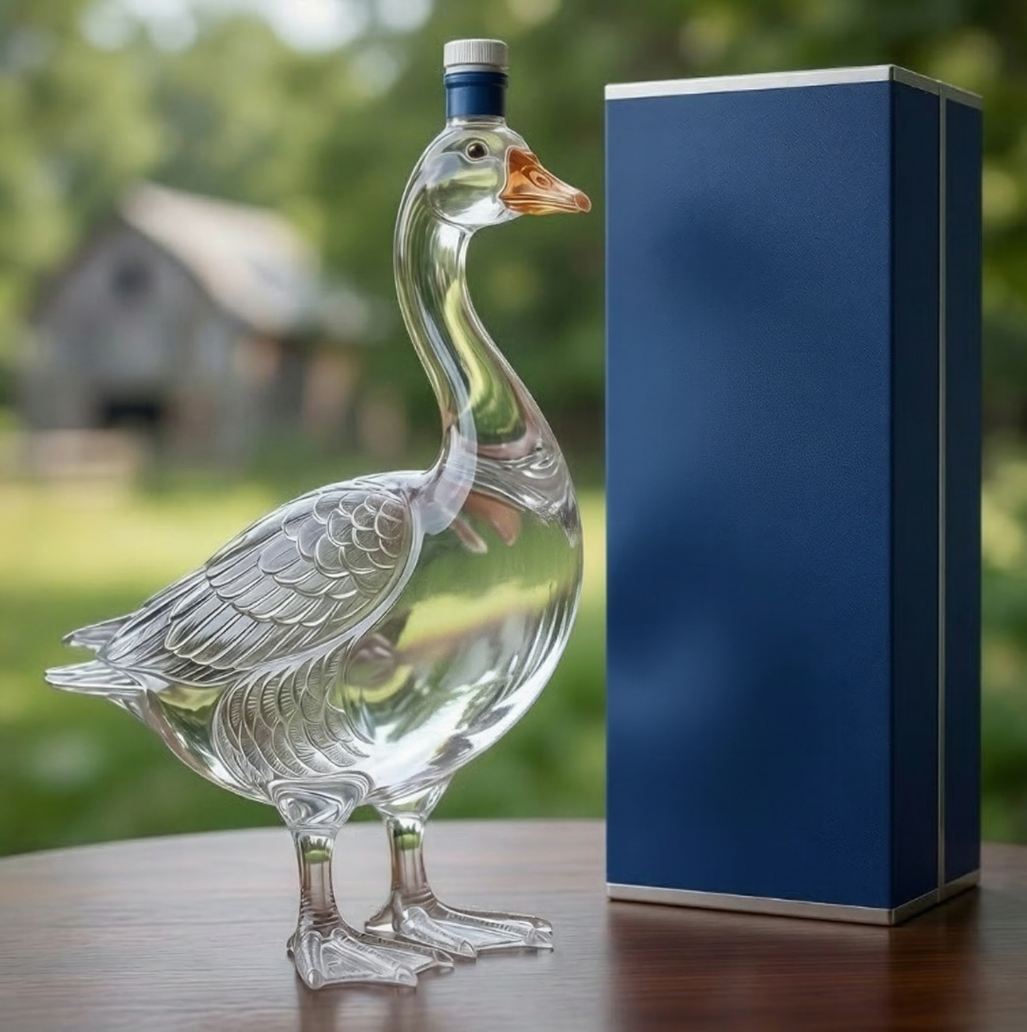 Grey Goose 30th Anniversary 3D Sculpted Vodka Bottle
