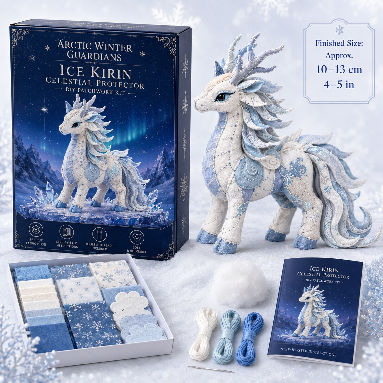 ❄️🧵Arctic Winter Guardians DIY Patchwork Kit