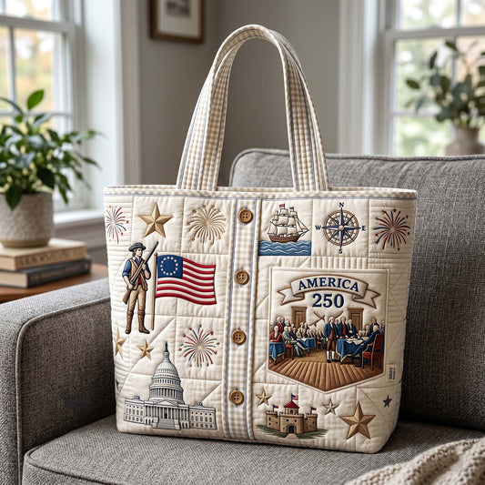 Handmade-Inspired Patriotic Tote Bags for America’s 250th Celebration 🇺🇸