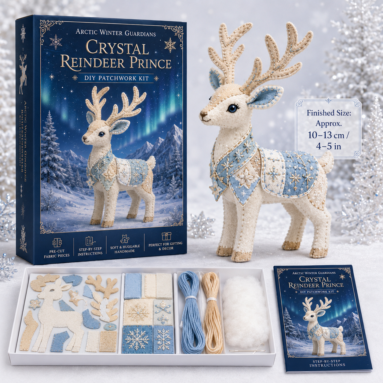 ❄️🧵Arctic Winter Guardians DIY Patchwork Kit